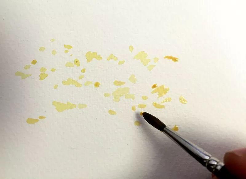  树叶|点、点、点，水彩画树就是这么简单！