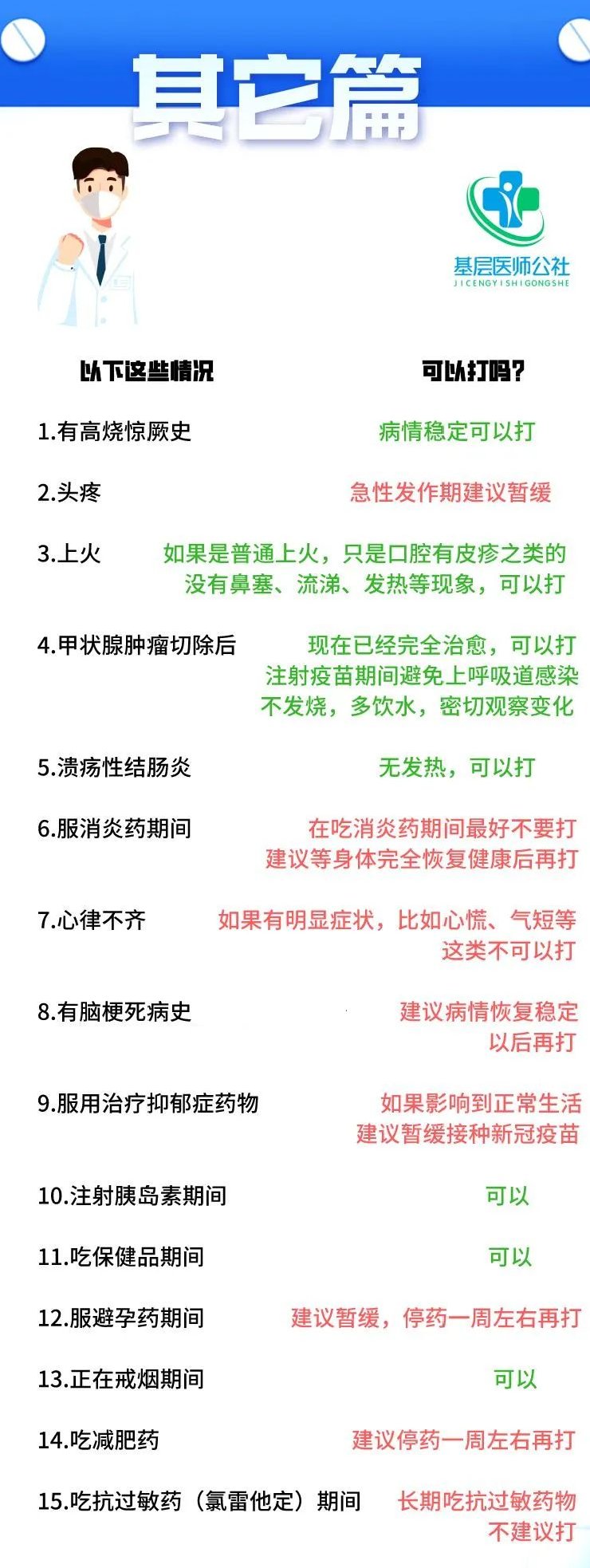 新冠疫苗|【快转】新冠疫苗接种禁忌人群一览表来了，快转发收藏！