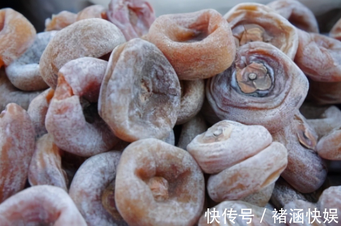 香甜|晒柿饼,直接晒就错了!多做2步,1周就能晒好,软糯香甜有嚼劲