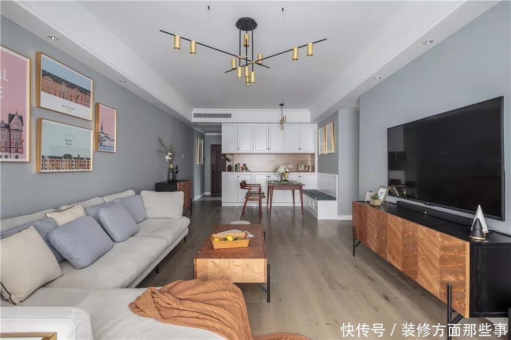 二居室|80平现代风二居室,在这里开启平平淡淡的生活