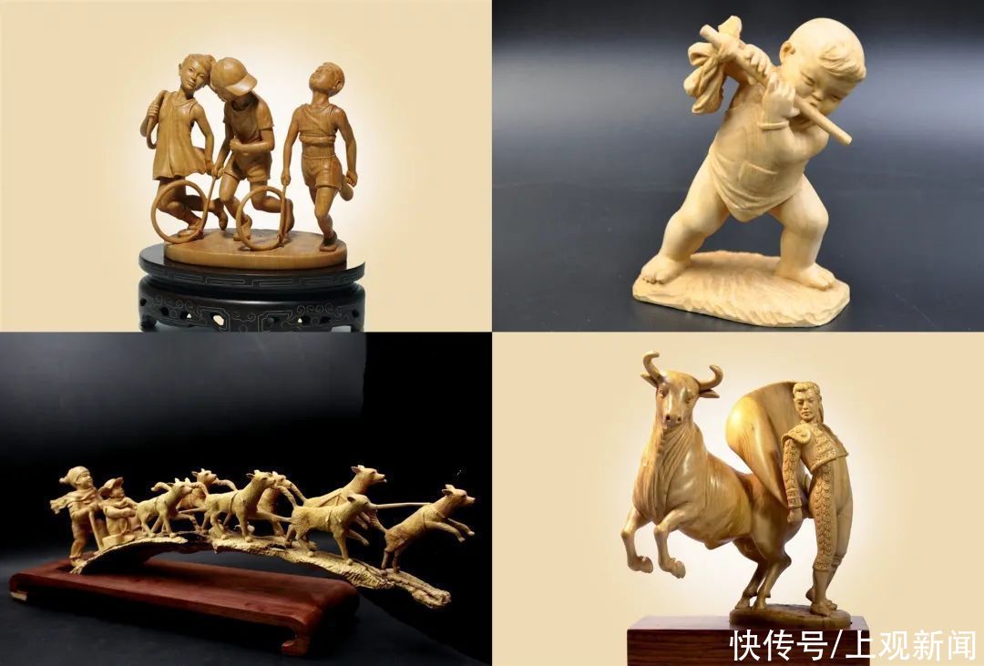 这些有趣的海派黄杨木雕，个个都是表情包