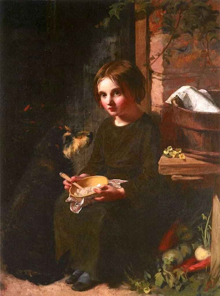 利奥波德|詹姆斯·桑特丨笔下维多利亚女子,润玉雕琢般柔美