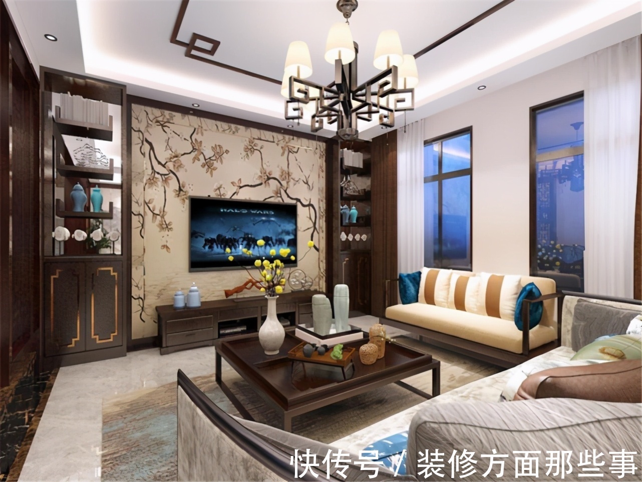 照明|170平米的房这样装修好看100倍,新中式风格惊艳众人!