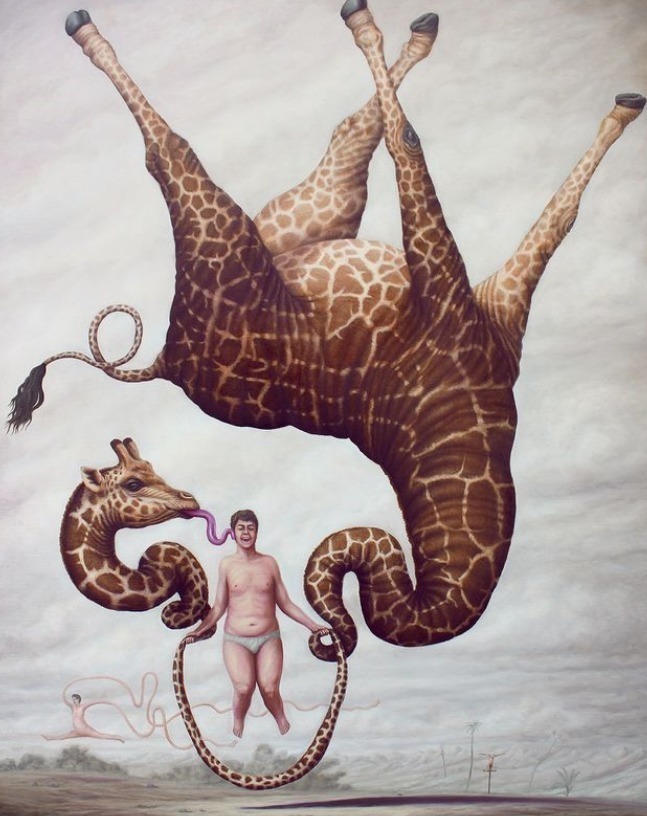 动物们&胆小谨点,插画师笔下的诡异动物看完一秒清醒!