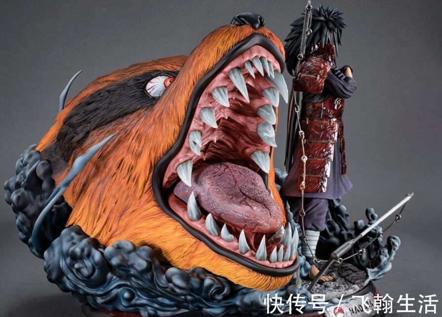 斑爷|价值上万的九尾斑手办，斑爷在九尾面前像个陪衬