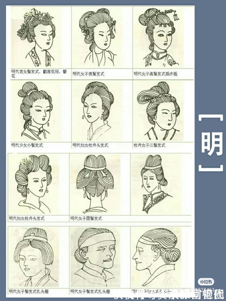 先秦 别再相信古装剧发型了,这才是真正的各朝代发髻,最爱唐朝!!!