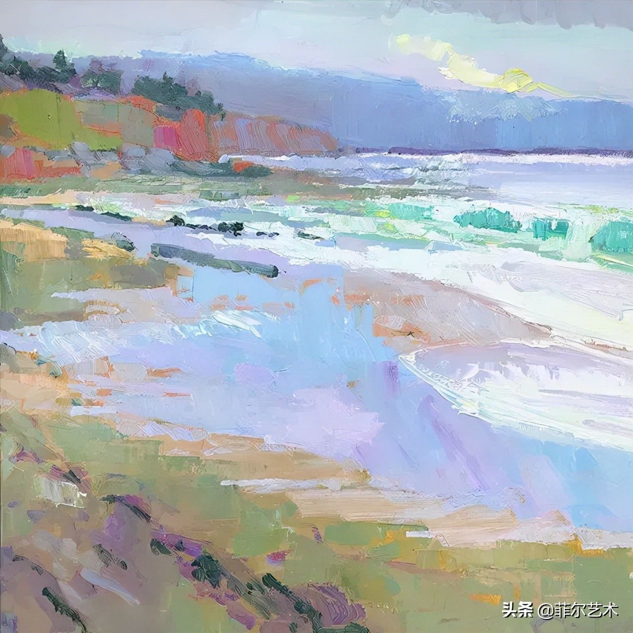 科利|光色十足，如梦如幻~美国画家尼古拉斯·科利风景油画作品欣赏