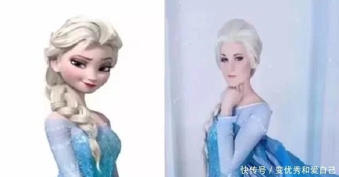 迪士尼公主真人版,白雪公主造型满分,艾莎公主高贵冷艳!
