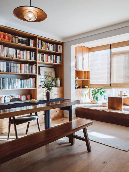 花房|去客厅化,阳台改茶室花房!这套86㎡,比想象中还要温馨舒适