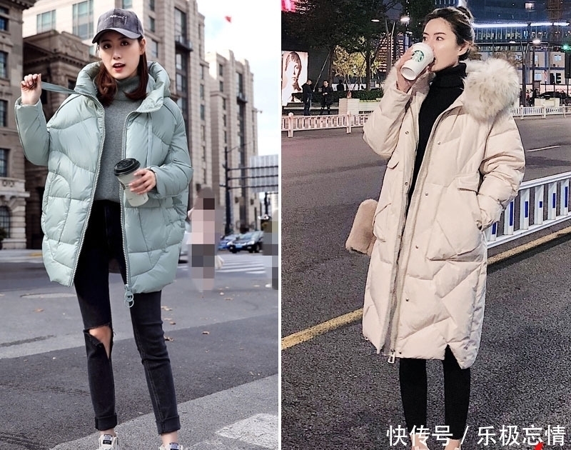 穿羽绒服的冬天,远离小个子矮胖穿搭,利用4招技巧,轻松显高!