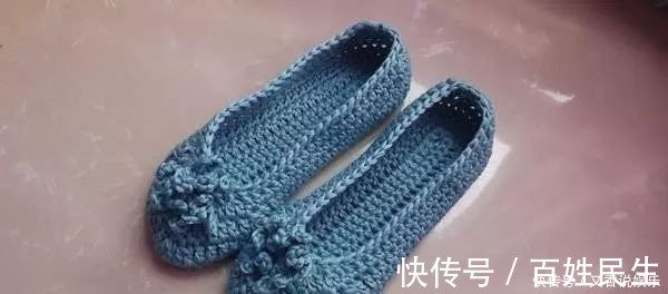 短针|好看又好钩的成人地板鞋编织,新手一看就懂,有图解