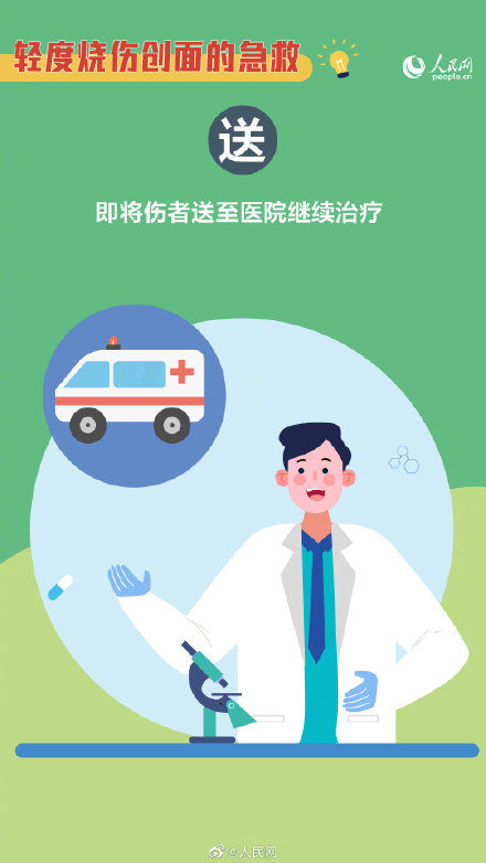 急救|“冲、脱、泡、盖、送” 烧伤急救5字诀请记牢！