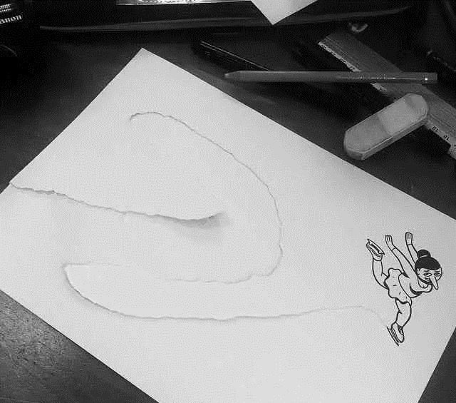 歪果仁@歪果仁脑洞大开,把一张A4纸玩成这样,进来膜拜!!