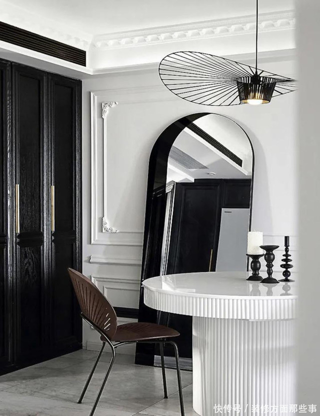 屋主|100㎡黑白色系法式风,打造了一个纯净通透、诗意缠绕的家