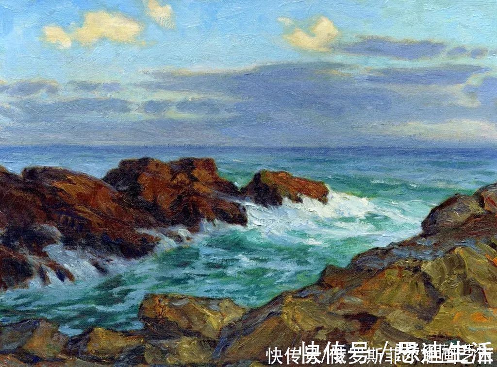 艺术品$美国艺术家米里奇的绝美海滩油画作品欣赏