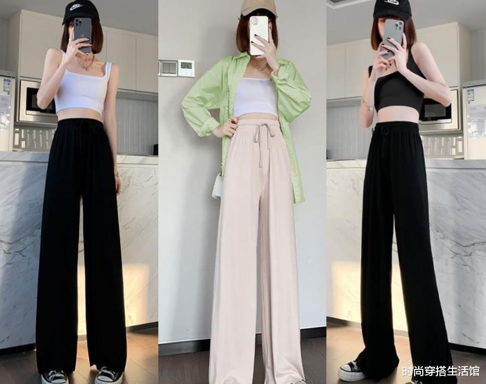 直筒裤|立秋后别只穿裙子,土气!今年流行这样穿,轻松穿出高级感