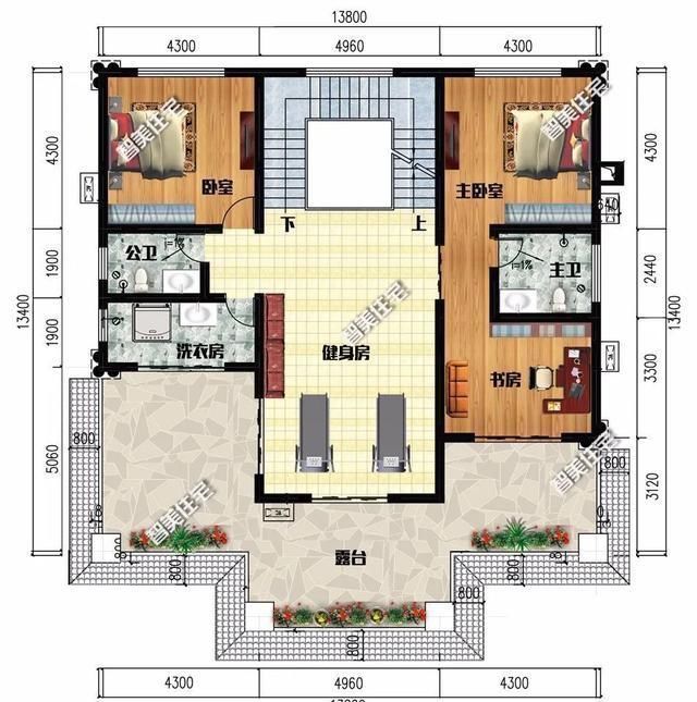 真石漆|2栋宽13米左右的简欧别墅,城里有房村里有墅,成功人的象征