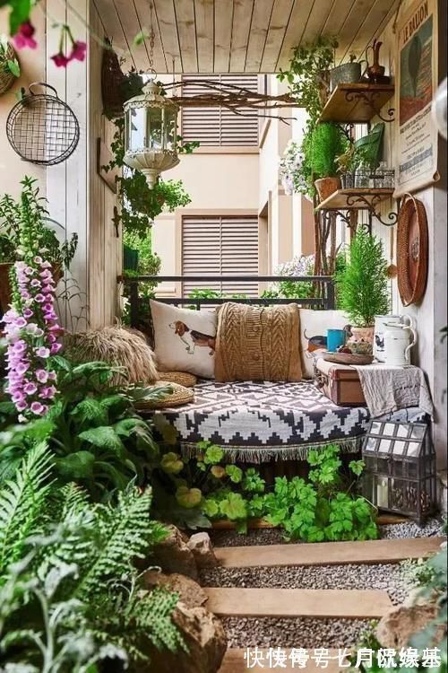 花盆|这样的阳台,那院子我也不换,美得太过分,今生只做个闲人了!