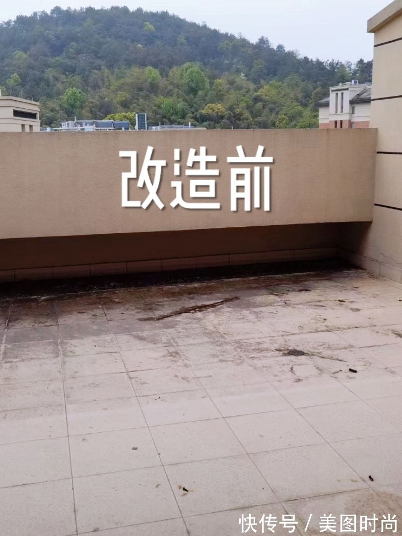 露台|买了小洋房顶层,把16㎡露台改造成“日式小花园”,结果令人惊喜
