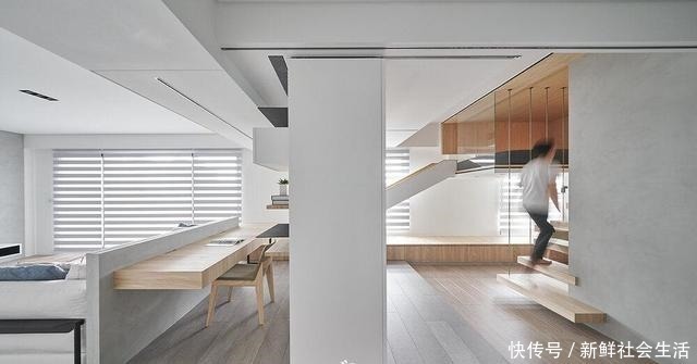 走廊|这是我见过最干净的家,将卧室悬空,完工堪比多间房,太实用了!