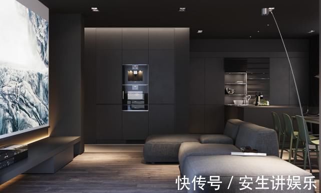 漂亮|灵活的深灰色的现代装饰设计,大气又漂亮