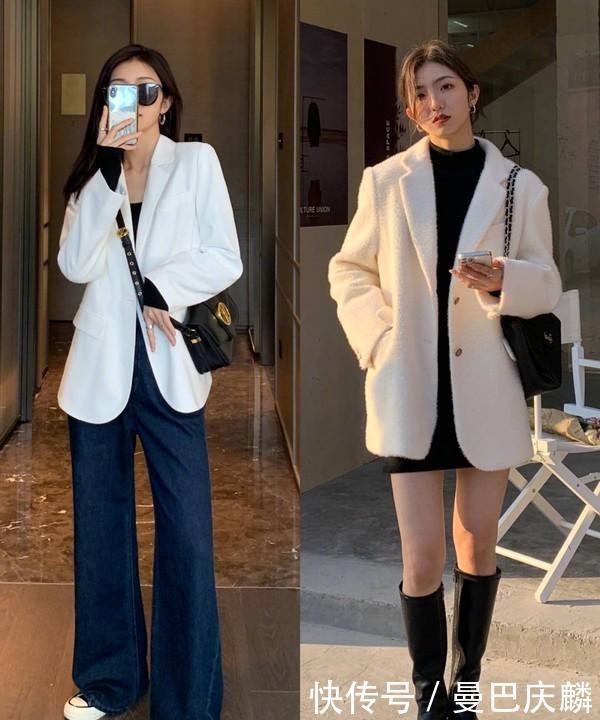 春天第一件外套就选小西装，借鉴时尚博主的穿搭思路，优雅显气质