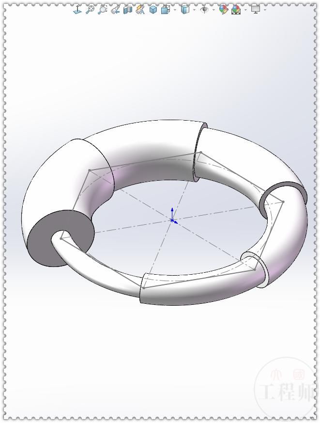 旋转|在SolidWorks里用一步旋转画出多截面图形