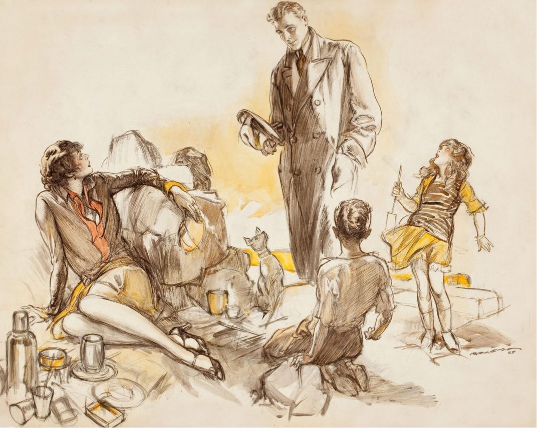 上流社会@美国最伟大的插画家,记录了上流社会的男男女女纸醉金迷的情景