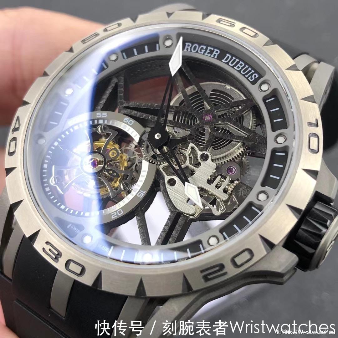 钛合金|BBR厂罗杰杜彼王者系列0545钛合金陀飞轮复刻表测评！