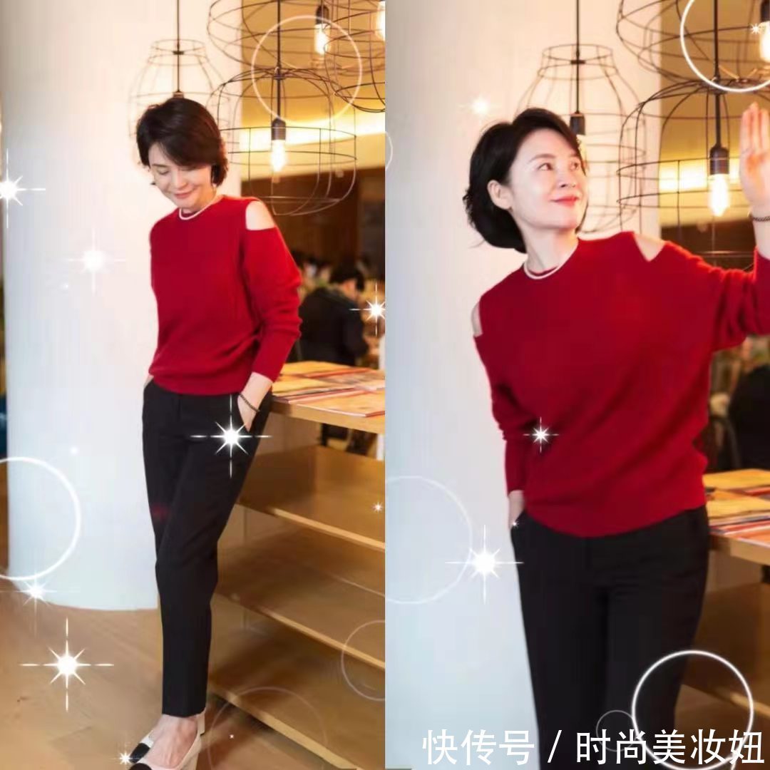 颜值|50岁女人会穿比“长相”重要,她靠穿搭提升颜值,每套都很优雅