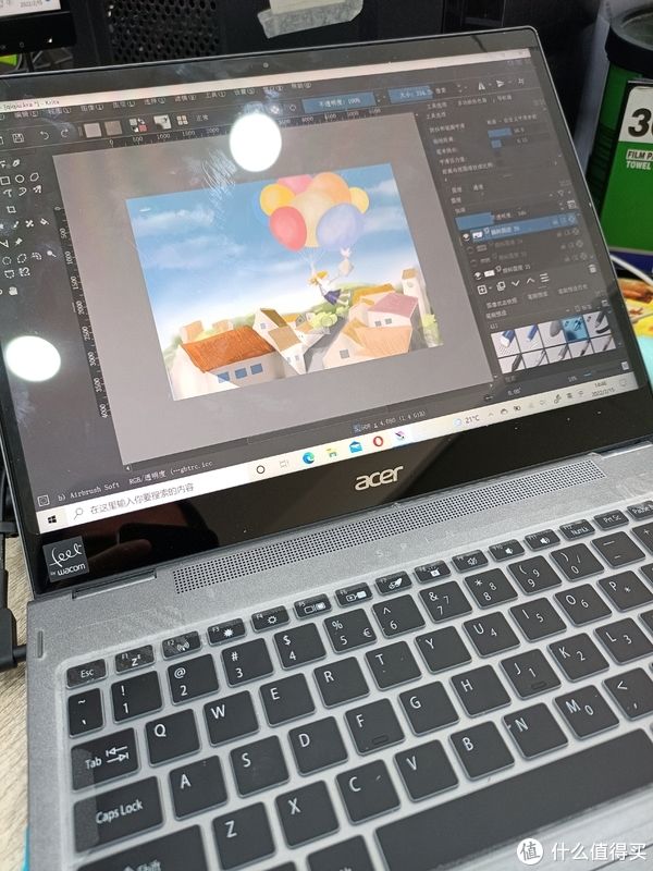 笔记本|大生产力，想当插画师，ACER二合一笔记本，SPIN5的R5版