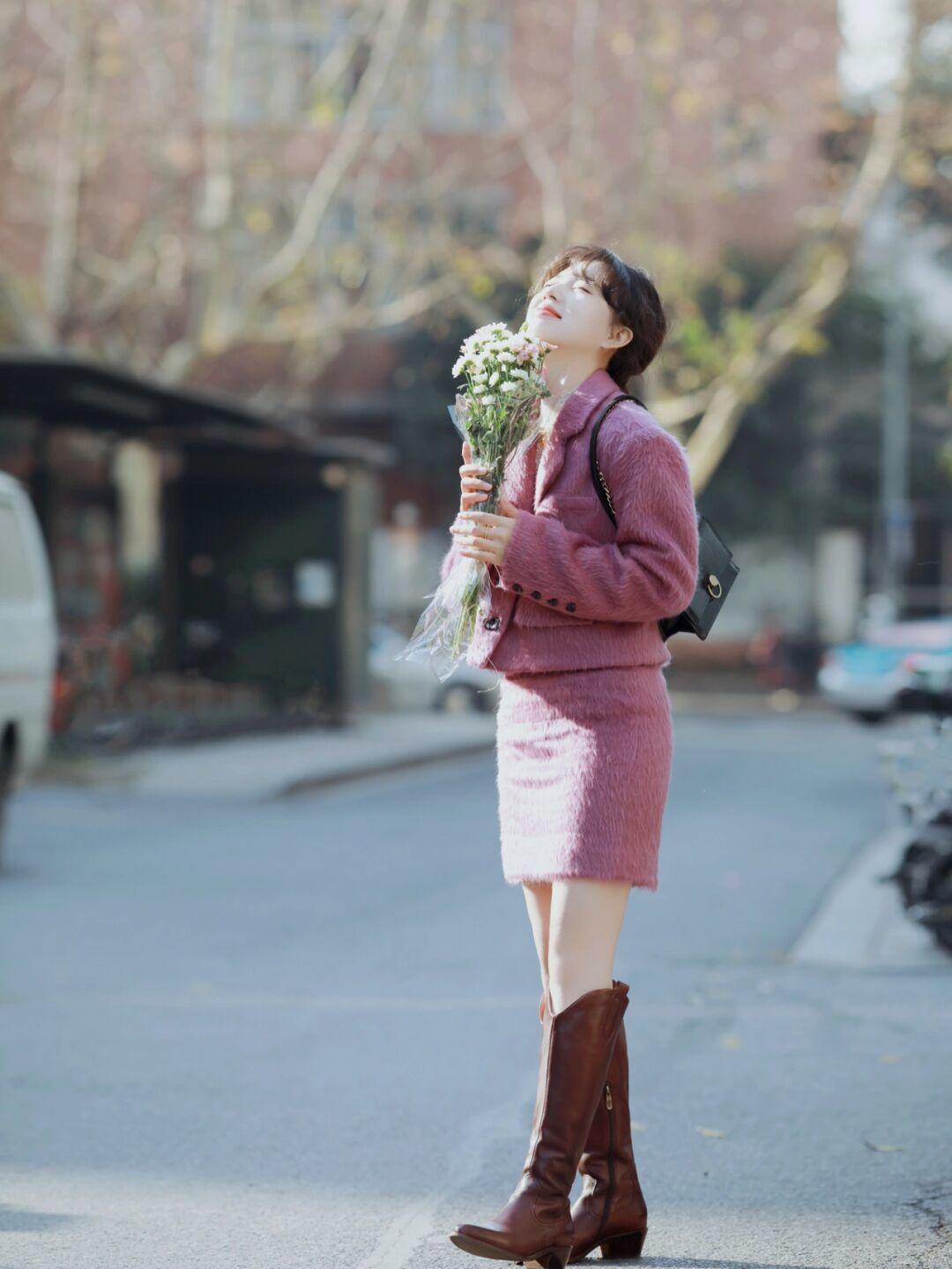 冬季 冬季穿搭没思路?快来试试这些“毛呢套装”,简约优雅还有气场