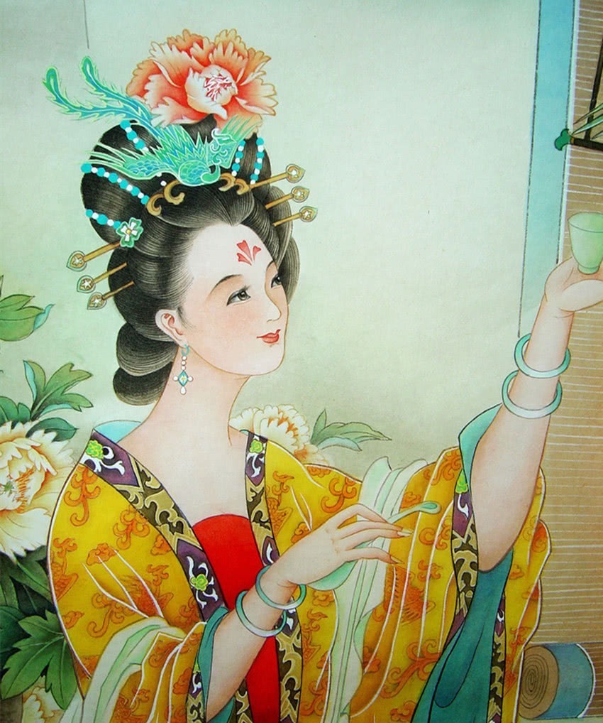 花想容|为什么说,李白用“云想衣裳花想容”写杨贵妃,有绝高智慧