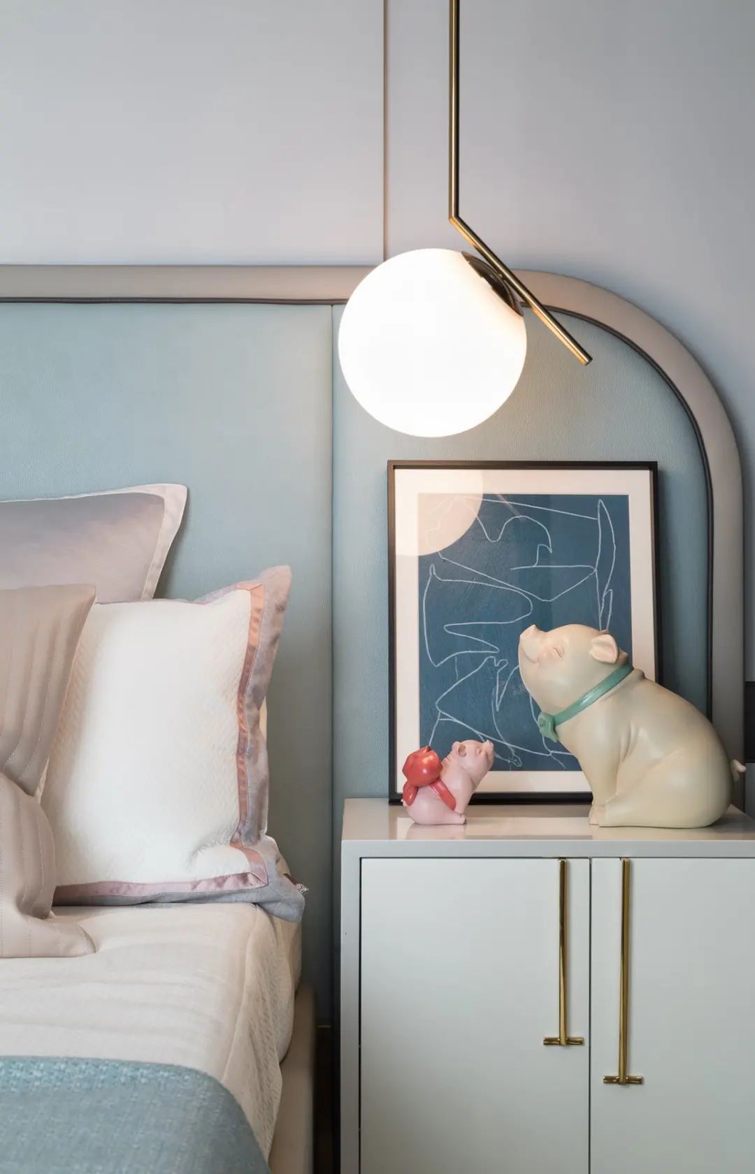 饰品|210㎡联排小别墅,现代大方的布置,配色令人舒适