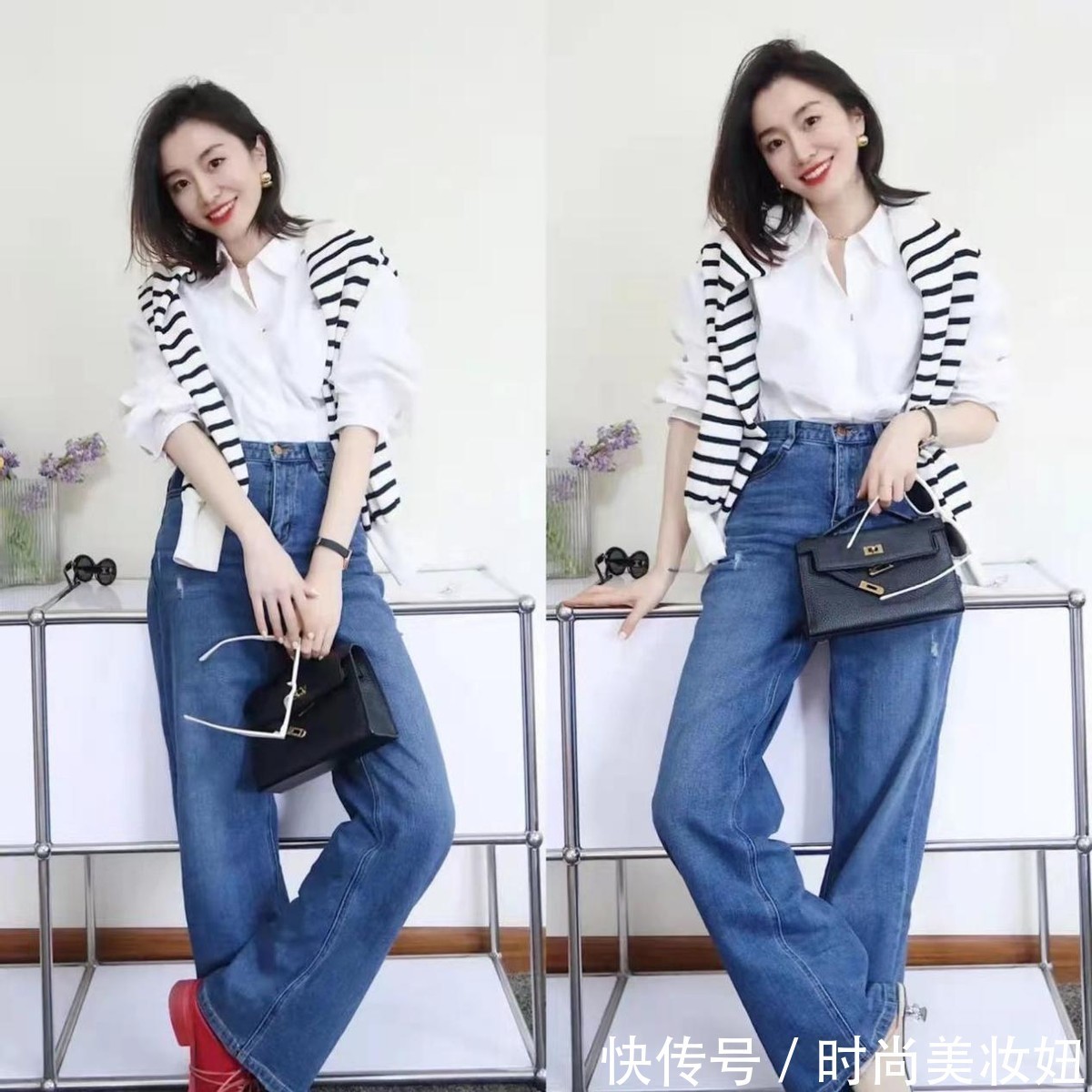 时髦 “蓝色牛仔裤”永不过时,记住几个小技巧,更加高级又时髦