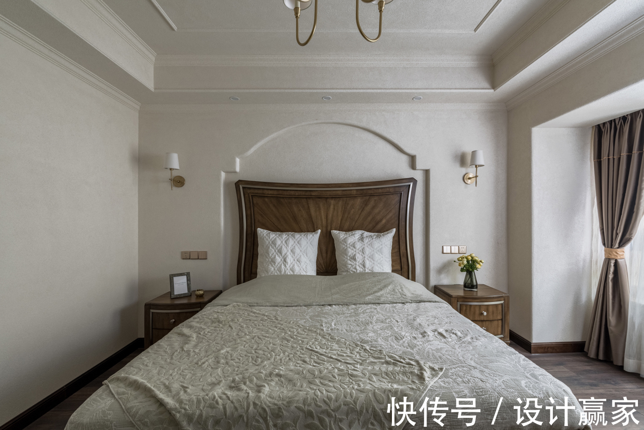 美式|175㎡纯正美式,90万打造的沉稳三居,生活质感由此体现
