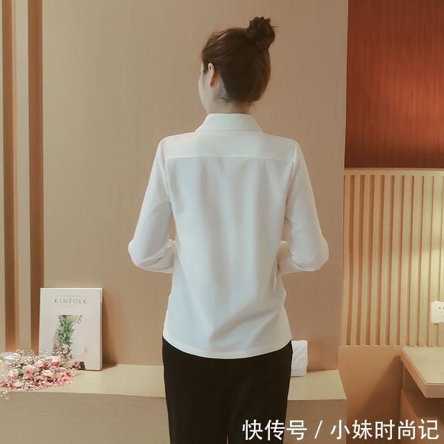 流露|雪纺衬衫才是春天最流行的款，甜美气息不知不觉就流露出来了