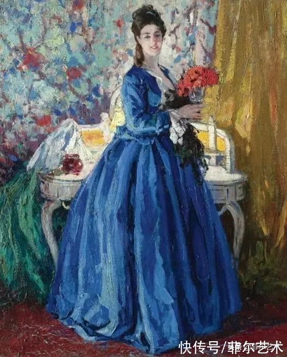 画家|和谐色调，高雅绝伦~法国画家弗尔南·图森特女性人物油画赏析