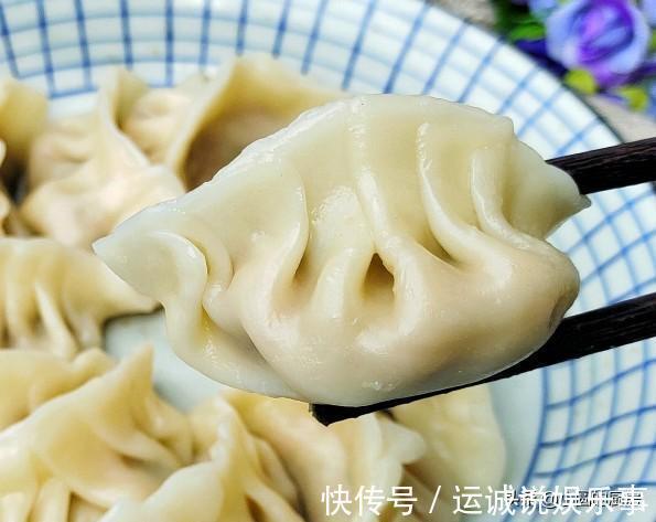 馅料|早餐迷上了这荤素搭配的饺子,面皮劲道,馅料鲜美营养好