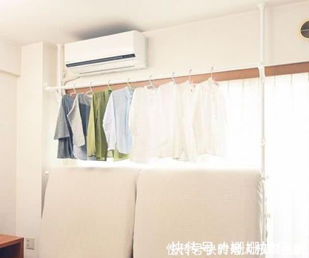 晾衣杆|日本人从不在阳台放洗衣机晒衣服,室内只要1㎡,处处都能晒得了