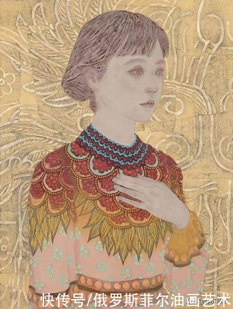 敦煌莫高窟|日本最优秀的青年女岩彩画家,她的作品太美了