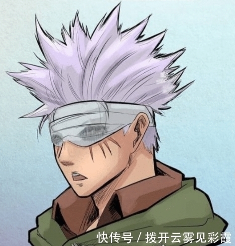 死神|不同漫画风格的五条悟,JOJO版神似茸茸,火影版是卡卡西?
