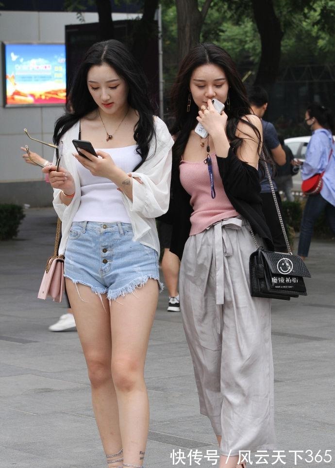 短裤|街拍 短裤还是阔腿裤 难以抉择