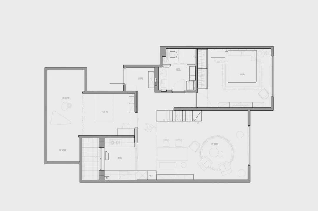 装修设计|夫妇买了116㎡顶楼,当初只是想安静些,却成了装修效仿的对象