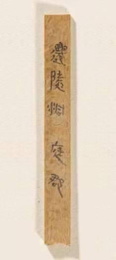 “小城故事——湖南龙山里耶秦简文化展”在深圳博物馆开幕