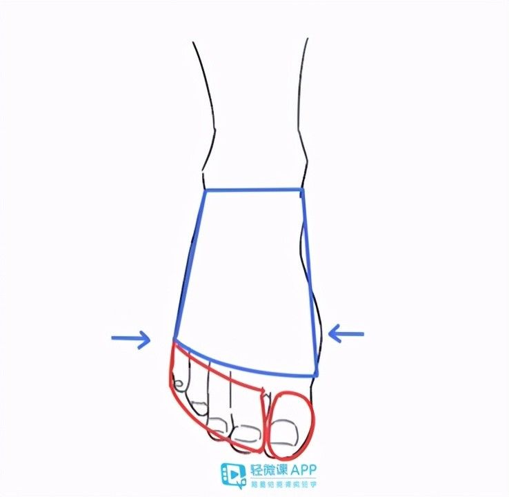  动漫插画人物脚部结|脚老是画不对？那是你不懂脚的结构该怎么画！