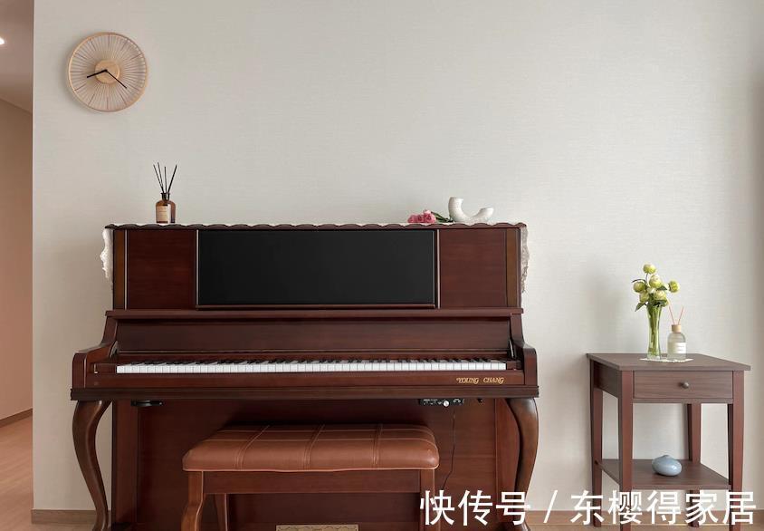餐边柜|为了两个小公主，109㎡淘汰沙发和电视，温馨轻松的氛围惹人羡慕