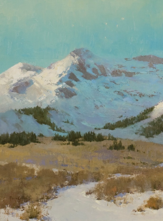 德克萨斯州#大卫·格里芬的风景油画高清图,放大看,更迷人