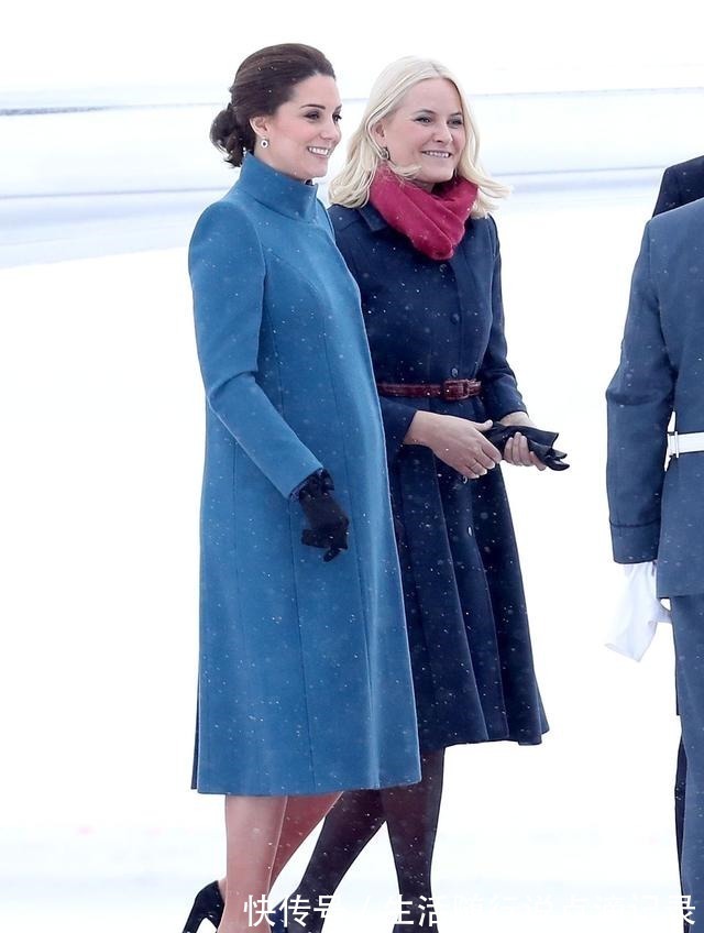 穿搭 降温怎么穿搭西班牙王后抗冻有一套,时尚并不意味着一定露腿!