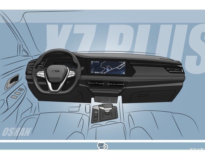 suv|漫画大空间SUV长安欧尚X7 PLUS，追梦路上的领航伙伴(送手机壁纸)